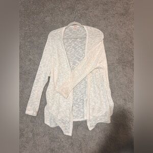 MOSSIMO cream mesh cardigan